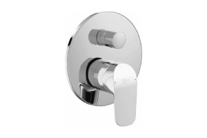 Ideal Standard Ceraflex A6758AA Μίκτης Μπαταρίας Εντοιχισμού Ντουζιέρας 2 Εξόδων Ασημί