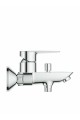 Grohe Bauedge 23604001 Αναμεικτική Μπαταρία Μπανιέρας Ασημί